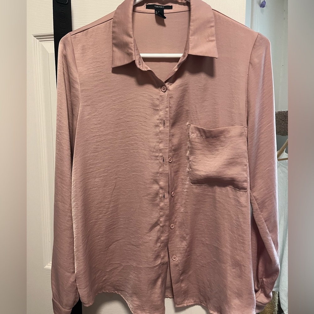 Silk Button Up